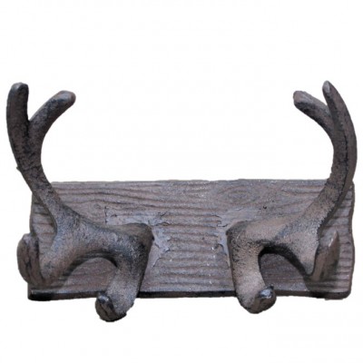 56565 -ANTLER CAST IRON HOOK